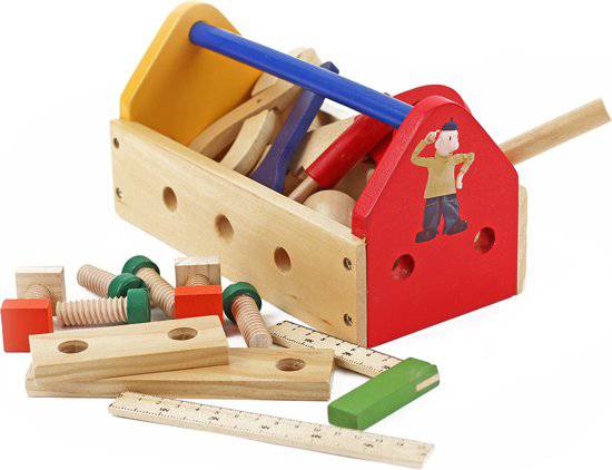 Persoonlijk angst Omhoog De leukste houten gereedschap speelsets voor de kinderen • Mommyhood