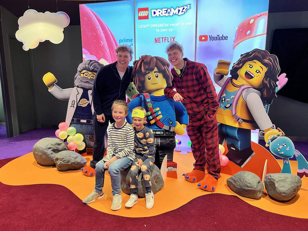 Naar Haarlem met de jongens voor LEGO DreamZzz